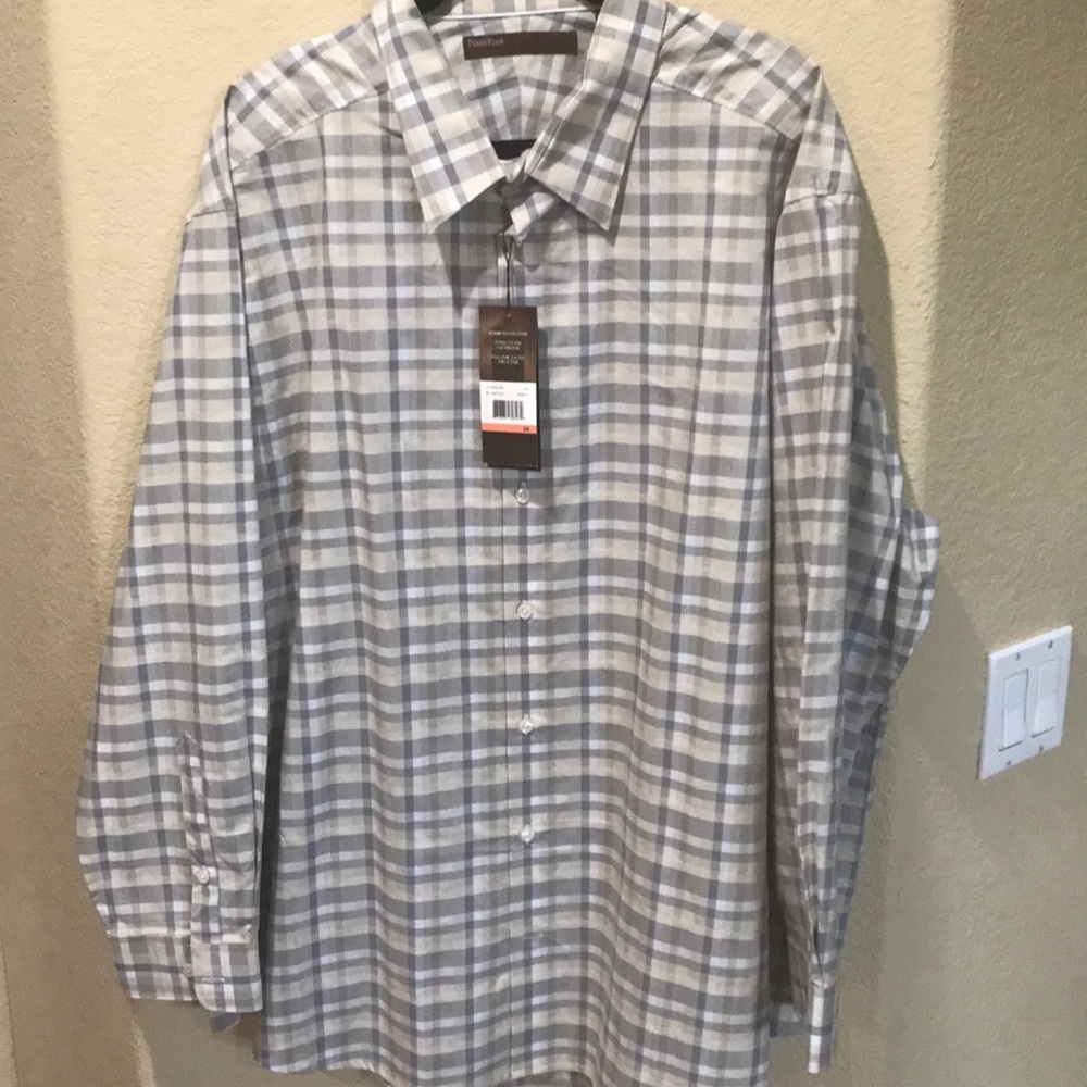 Perry ellis marble colored button up. Size:3X
